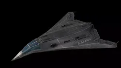 steampunk space shuttle Low-poly 3D model