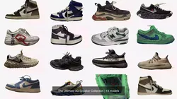 The Ultimate 3D Sneaker Collection 3D Model Pack