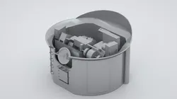 Type 262 Naval Fire Control Radar 3D model
