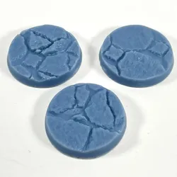 33-Piece Round Base Set with Magnet Slots : Worn Stone Tiles