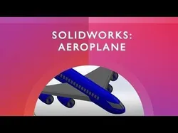 Airplane in Solidworks 3D model