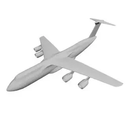 Airplane Low-poly 3D model