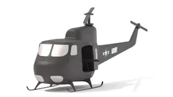 Bell UH-1 Huey toy Bell UH-1 Huey toy 3D model