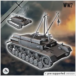 Bergepanzer IV - Germany Eastern Western Front Normandy Stalingrad Berlin Bulge WWII