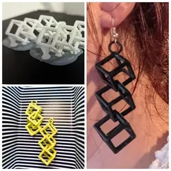 Cube earrings