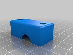 E3D V6 hotend extruder mount cover w/o holes