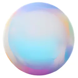 Iridescent Bubble Sphere
