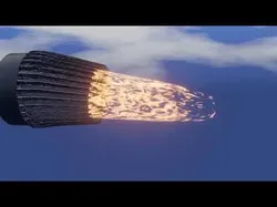 Low-poly Science Fiction   3D-Thrust Vectoring Variable Nozzle  Low-poly 3D model