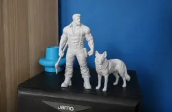 Lumberjack Warrior & Wolf Companion