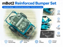 mBot2 Reinforced Front & Rear Bumper Set – No Screws