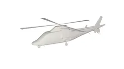 Military Helicopter concept 3D model