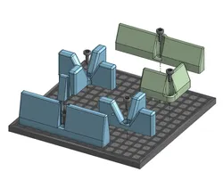 OpenGridMount - Walls & Corners  (ToolGrid & Toolify3D Compatible)