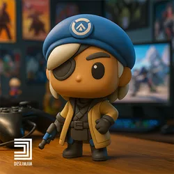 Overwatch 2 Ana - Chibi Cute toyart