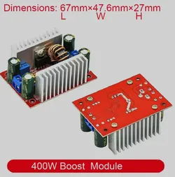 Step up Buck converter 400W model