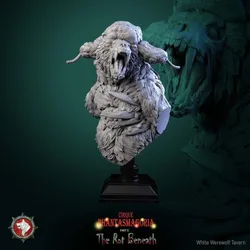 The Rotting Rider - Pre-supported Bust STL.