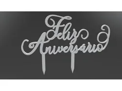 Topo Bolo de Aniversário