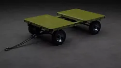 Transport cart Low-poly 3D model
