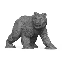 Wild Bear Statue 3D Print Model