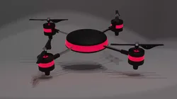 3d drone for rendering  animation game ready  3D model