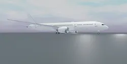 Boeing 787- 9 Dreamliner  Low poly 3D Model Generic livery Low-poly 3D model