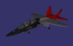 Boeing SAAB T7a Red Hawk Low-poly 3D model