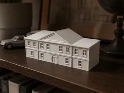 Classic Mansion Building - Free 3D Print Model