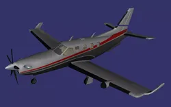 Daher TBM 930 Low-poly 3D model