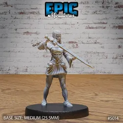 Dark Nun ‧ DnD Miniature ‧ Tabletop Miniatures ‧ Gaming Monster ‧ 3D Model ‧ RPG ‧ DnDminis ‧ STL FILE