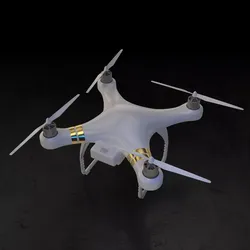 Drone DJI Phantom 3D model