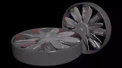 Dutch LArendsian Windmill - RegeneRotor - Concept 3D model