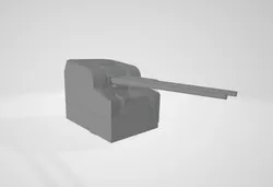 FINLAND WW2 GUN Low-poly 3D model