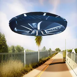 Flying Saucer UFO Ovni Spaceship Low-poly 3D model