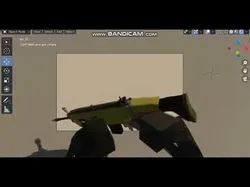 Fps Animated Character With Gun Low-poly 3D model