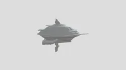 High Poly Spaceship