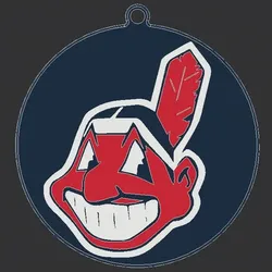 MLB - Cleveland Indians - Christmas Ornament