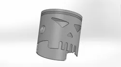 Piston skull
