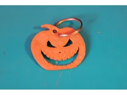 pumpkin keychain
