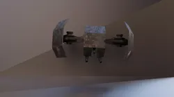 Sci-fi drone Low-poly 3D model