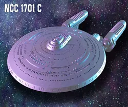 USS ENTERPRISE NCC 1701-C 3D model