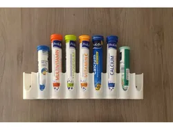 vitamin tube rack (with 1, 3, 5, 7 and 9 holes)