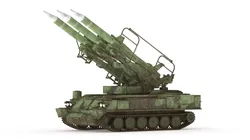 2K12 Krub Low Poly Low-poly 3D model