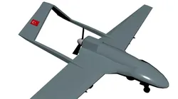 Bayraktar TB2 drone 3D model