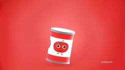 Canned food Emoji new Animated Low-poly 3D model