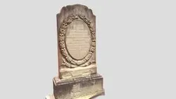 Carved headstone - Rookwood Cemetery  Sydney.