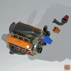 CHEVROLET LSX with HOLLEY EFI - ENGINE