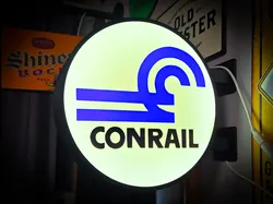 CONRAIL ~ 2-Sided Round Lightbox - Free 3D Print Model