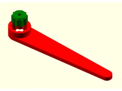 Customizable nut and tool for hotbed adjustment