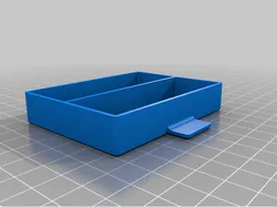 Drawer box with two #2 compartments