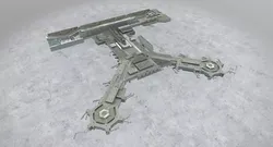 EDDF Terminal 1B Low-poly 3D model