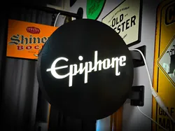 EPIPHONE ~ 2-Sided Round Lightbox - Free 3D Print Model